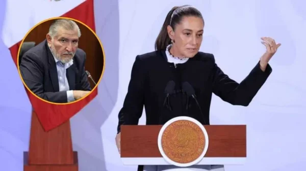 Sheinbaum descarta que renuncia de Adán Augusto al Senado sea para una embajada