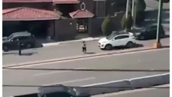 Joven cruza corriendo avenida de Monterrey y es atropellada; autoridades investigan lo ocurrido