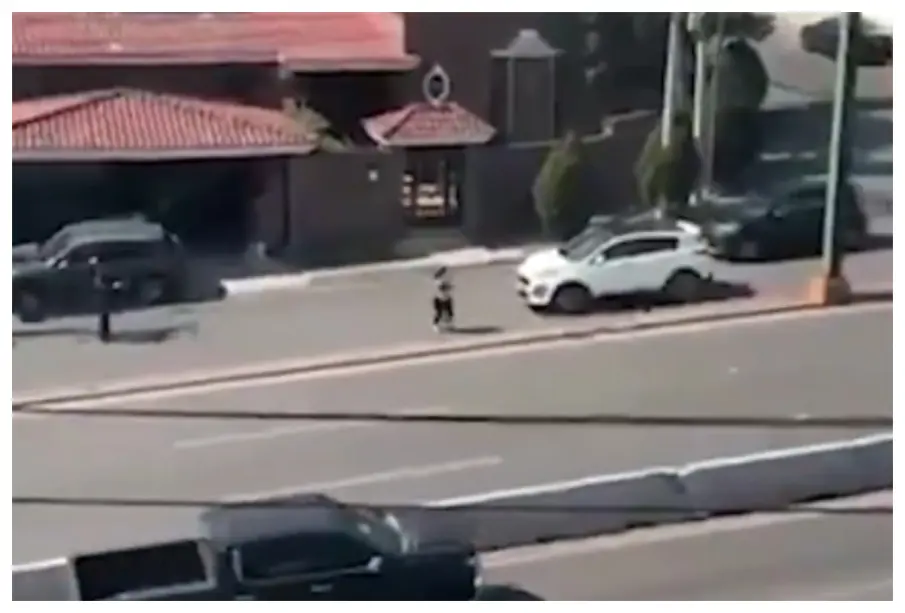 Joven cruza corriendo avenida de Monterrey y es atropellada; autoridades investigan lo ocurrido