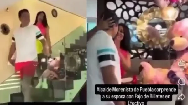 Genera críticas alcalde de Chignahuapan por video con fajo de billetes