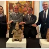 Portugal devuelve a México tres piezas arqueológicas; una fue extraída ilegalmente de Jalisco