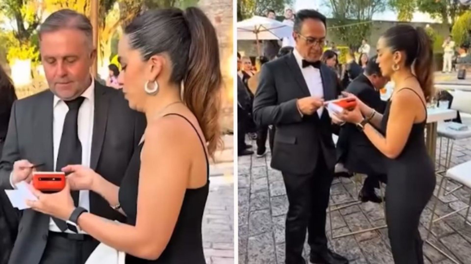 novios terminal bancaria