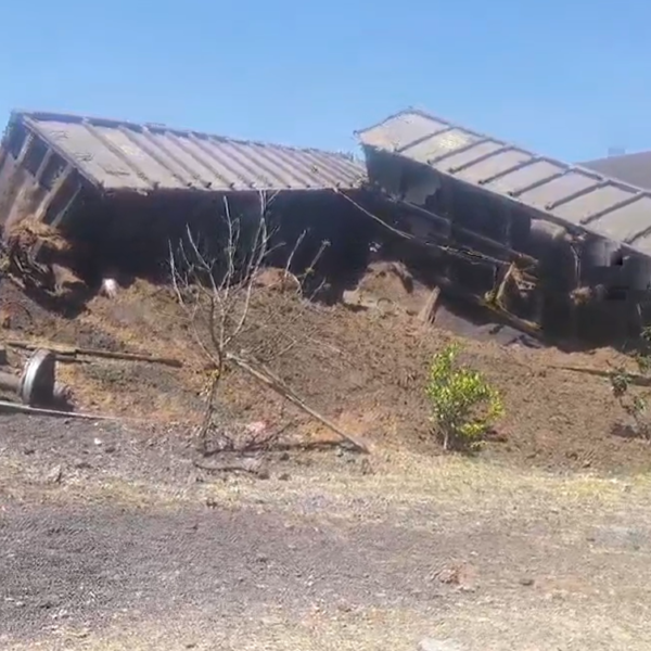 VIDEO: Se descarrila tren en Aguascalientes; una persona muere y 5 resultan lesionados