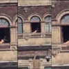 ¿Mujer asoleándose en ventana de Palacio Nacional? VIDEO viral desata polémica
