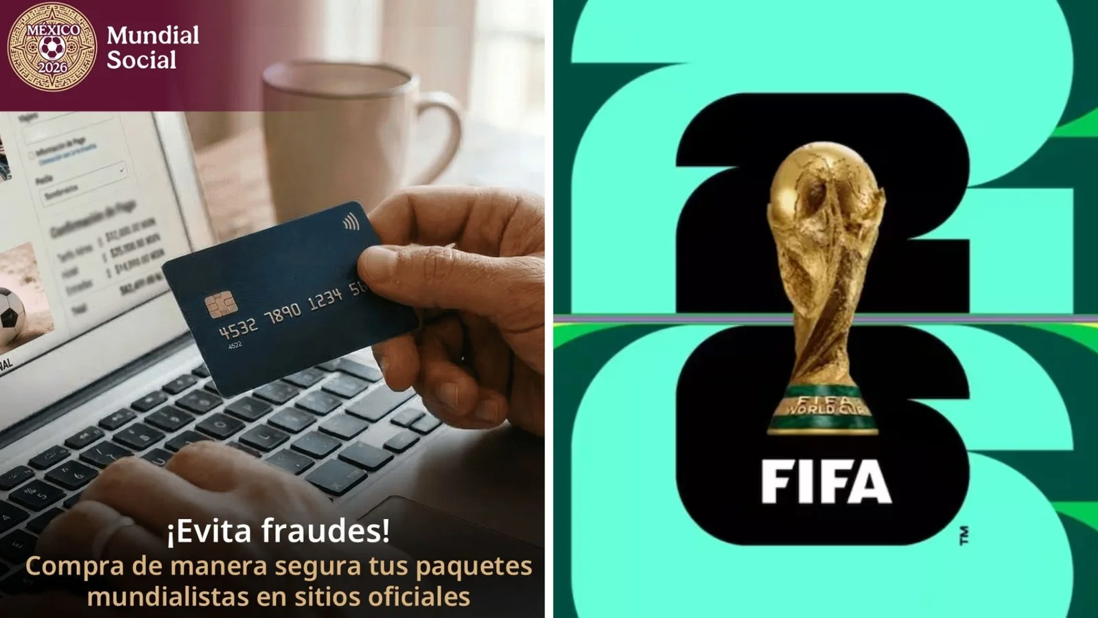 Alertan fraudes digitales con paquetes del Mundial 2026