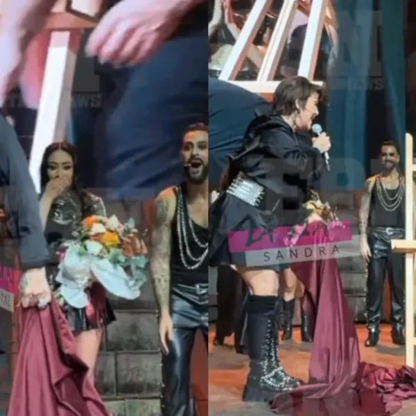 VIDEO: Alejandra Guzmán pasa bochornoso momento en plena revelación de placa