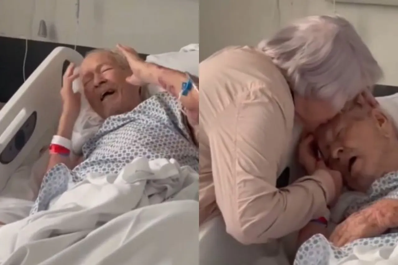 ¡Esperó a su esposa! Abuelito muere tras ver al amor de su vida en hospital