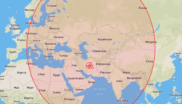 Irán estremece a Estados Unidos: revela misil con alcance de 4 mil 500 kilómetros
