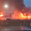 VIDEO: Así inició el incendio en la refinería Olmeca de Dos Bocas