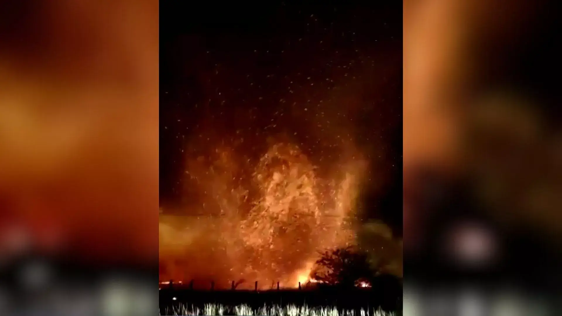 Impresionante remolino de fuego de 18 metros sorprende durante incendio en Chiapas