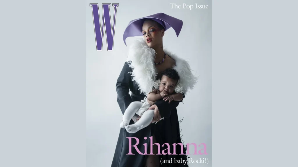Rihanna presenta a su hija Rocki en portada de revista