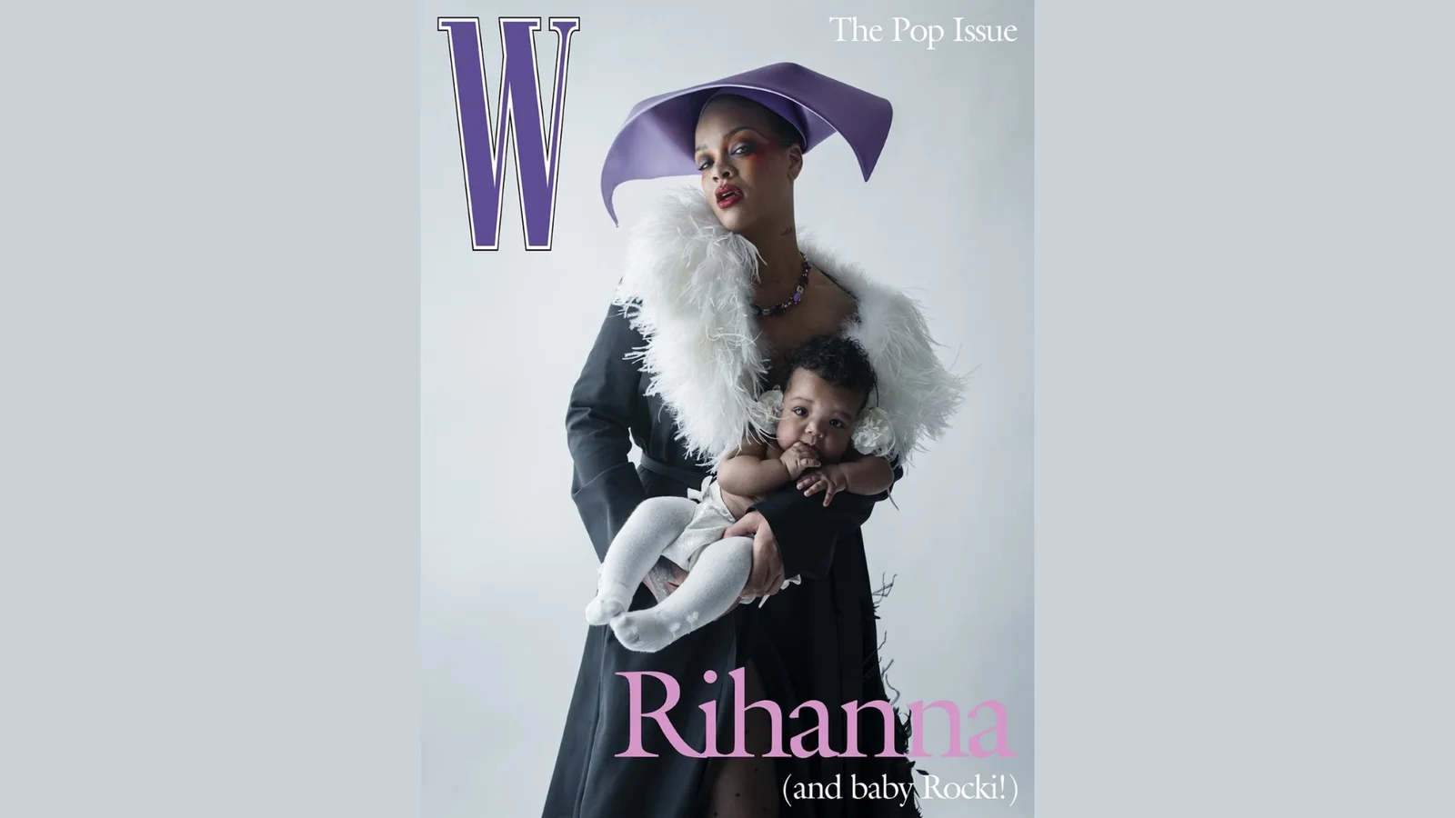 Rihanna presenta a su hija Rocki en portada de revista