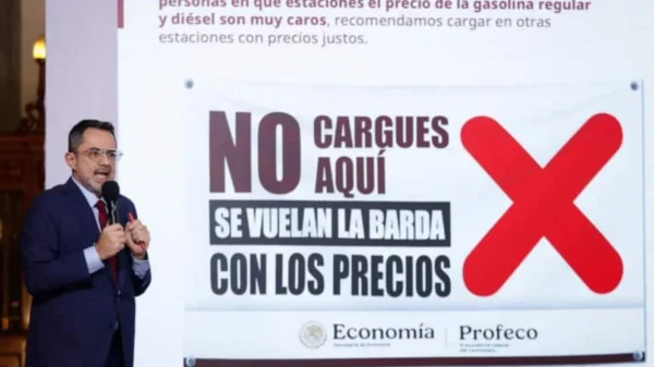 Profeco alerta por gasolina cara y señala estaciones