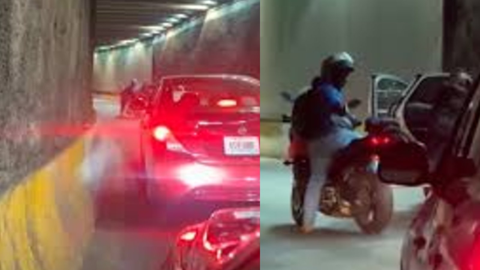 VIDEO: Asalto armado en túnel de Santa Fe desata alerta en CDMX; roban reloj de lujo