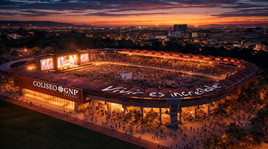 Nace el Coliseo GNP Seguros: Así será el nuevo recinto de espectáculos en Jalisco