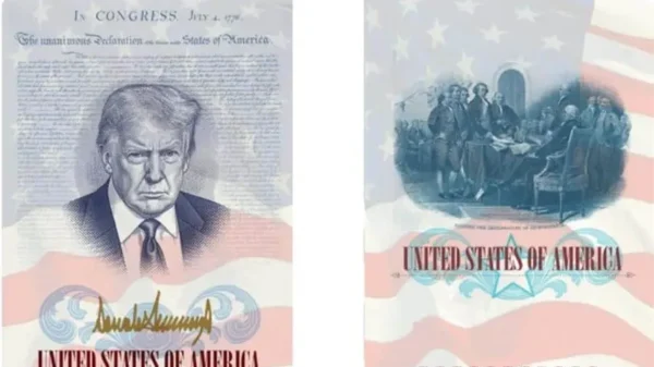EE. UU. emitirá pasaportes conmemorativos con la imagen de Trump