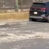¡Se abre la tierra en CDMX! Grieta en Circuito Interior enciende alerta rumbo al AICM (VIDEO)