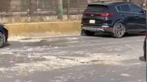 ¡Se abre la tierra en CDMX! Grieta en Circuito Interior enciende alerta rumbo al AICM (VIDEO)