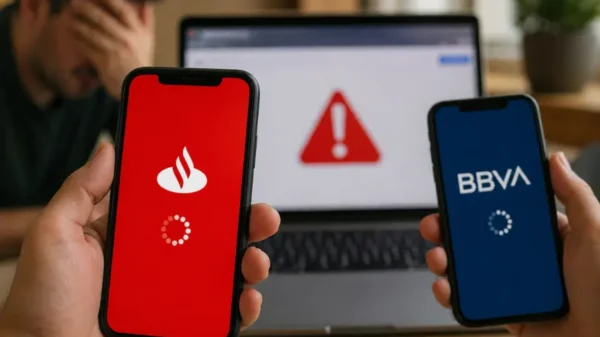 Santander y BBVA fallan en plena quincena