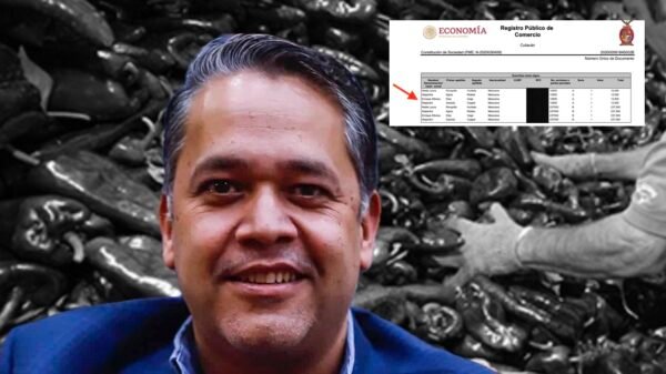 Enrique Díaz Vega, secretario de Finanzas con Rocha Moya, exportó a EU 100 MDP en chiles