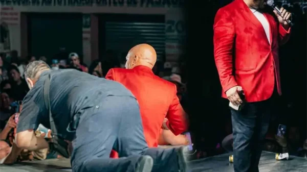 Roban botas a Lupillo Rivera durante concierto en Chiapas