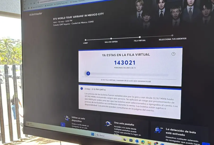 Army denuncia fallas en Ticketmaster y reventa masiva de boletos de BTS