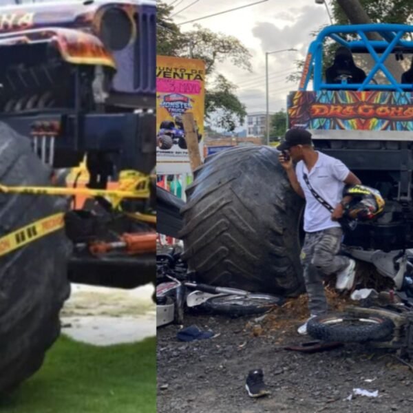 Accidente en vivo: Monster Truck pierde frenos y embiste al público