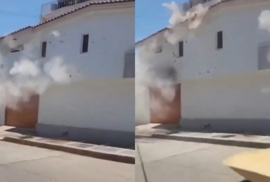 VIDEO exhibe ataque armado a casa de Rubén Rocha Moya en Culiacán; tensión sacude nuevamente a Sinaloa