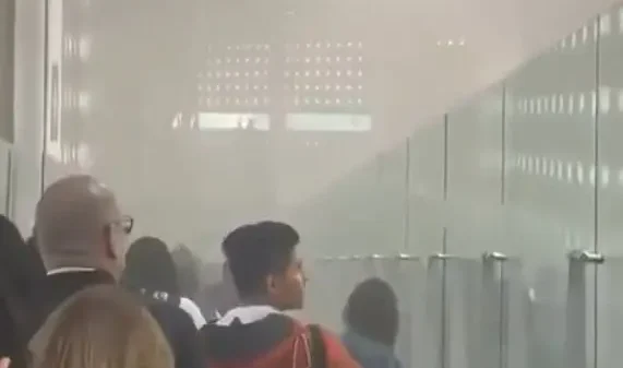 Se registra humo en la Terminal 2 del AICM