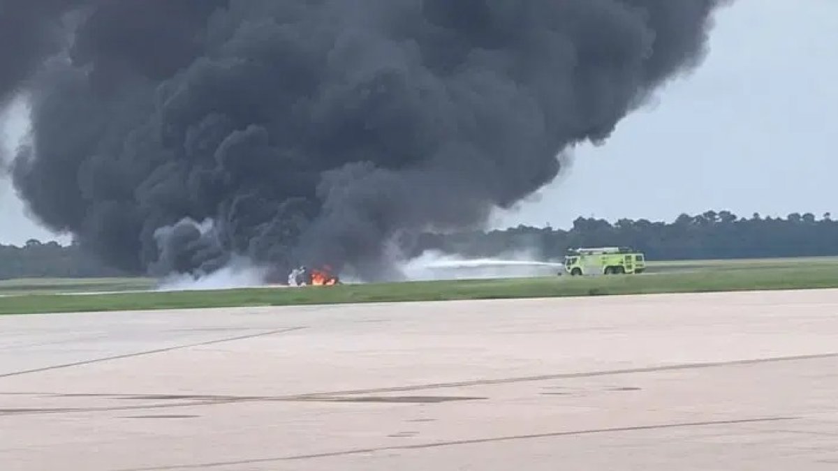 Impactante video: aeronave ejecutiva explota durante aterrizaje de emergencia en República Dominicana