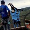 Video impactante: joven muere tras saltar de un puente sin la cuerda de seguridad