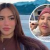 Viralizan emotiva foto de KIMBERLY Loaiza frente a un ataúd; redes aseguran que era el funeral de su mamá