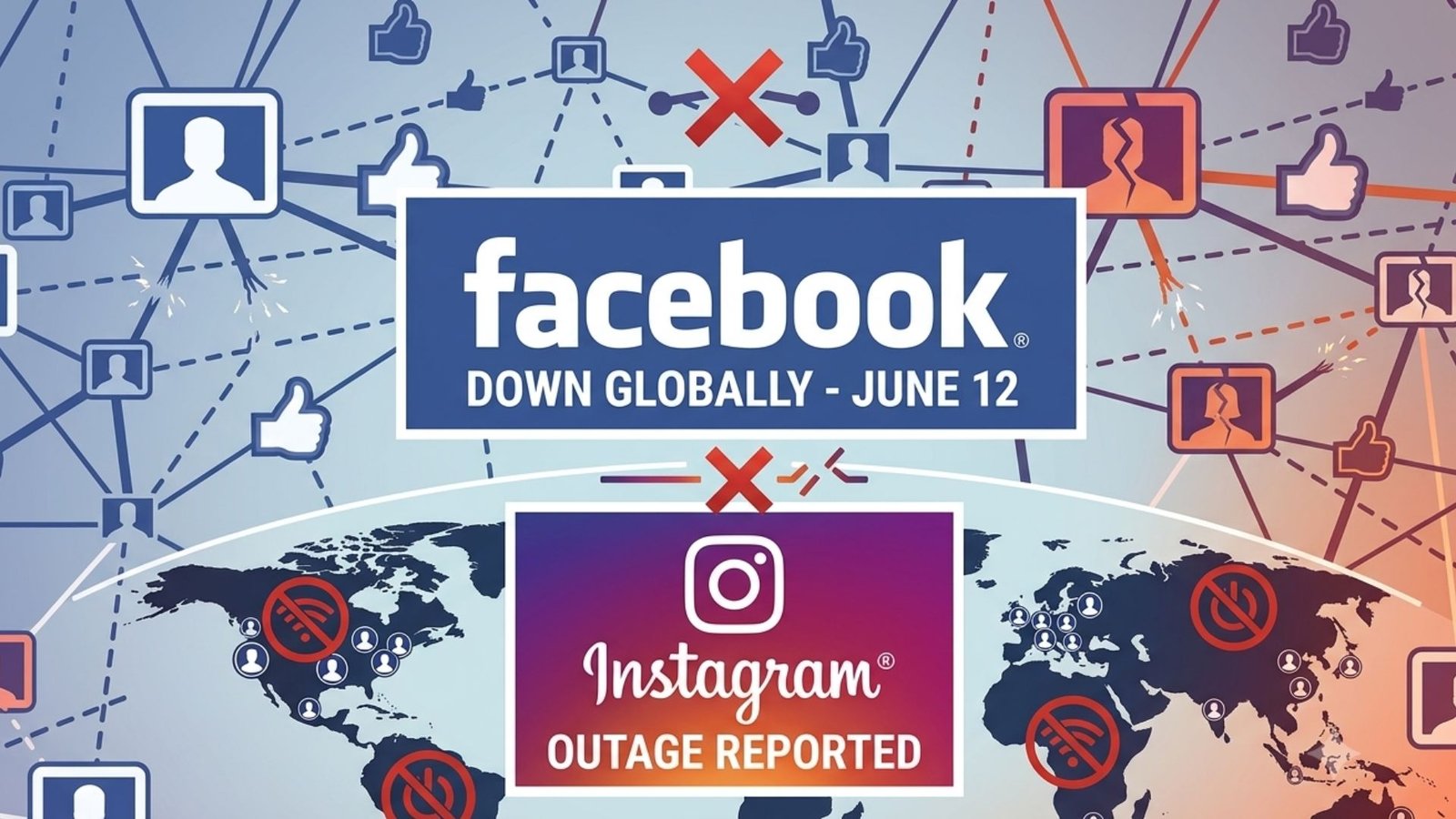 Facebook se cae a nivel mundial hoy 12 de junio y millones de usuarios reportan problemas