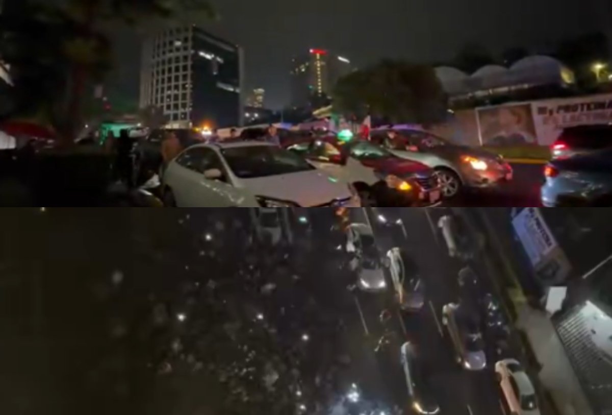 Afición mexicana no deja dormir a Ecuador y arma fiesta afuera de su hotel en CDMX