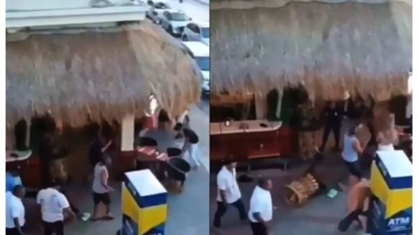 Turistas nacionales protagonizan pelea en Cozumel; hay detenidos y un hospitalizado | VIDEO
