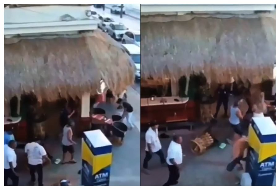 Turistas nacionales protagonizan pelea en Cozumel; hay detenidos y un hospitalizado | VIDEO