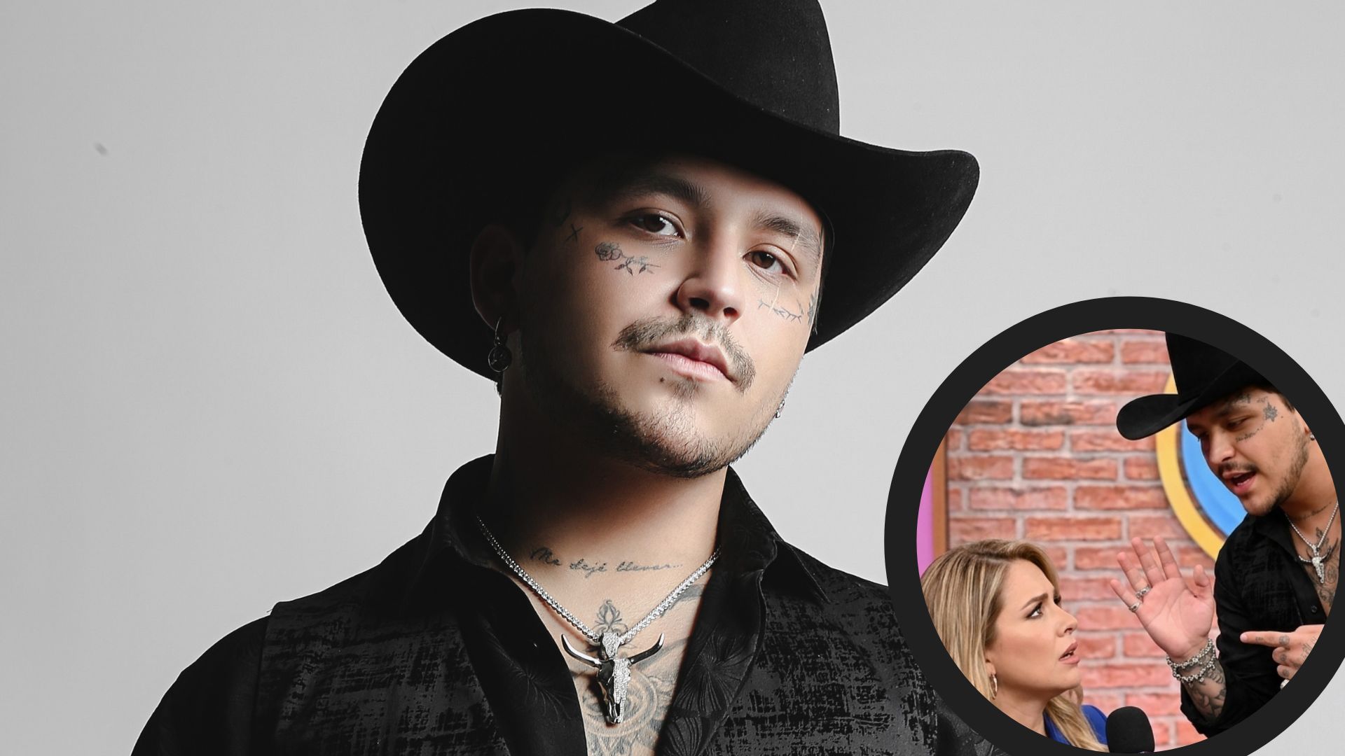 Conductora recuerda incómodo encuentro con Christian Nodal