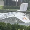 Se viraliza imagen de avioneta impactando contra el edificio más alto de Pekín, China
