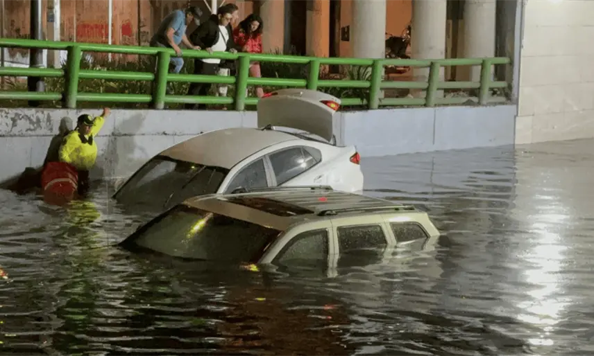 Lluvias provocan inundaciones en la Ciudad de México; hay 7 alcaldías afectadas