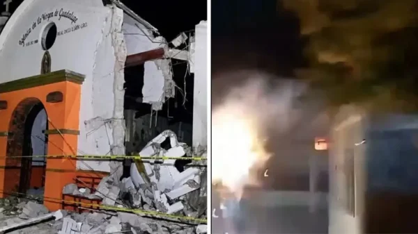 Mujer embarazada entre los muertos que dejó explosión de pirotecnia en Guerrero (VIDEO)