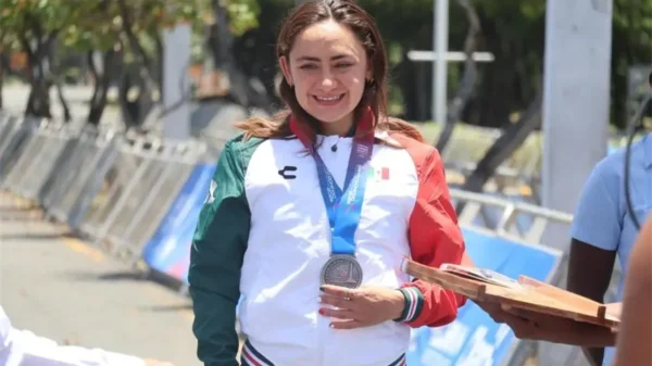 La ciclista Sara Roel obtiene la primera presea para México en Juegos Centroamericanos