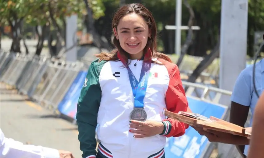 La ciclista Sara Roel obtiene la primera presea para México en Juegos Centroamericanos