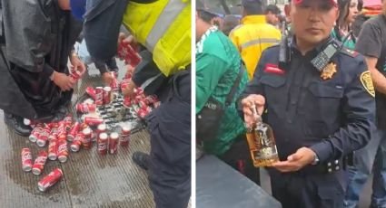Operativo previo al México vs. Inglaterra: decomisan grandes cantidades de alcohol rumbo al Ángel de la Independencia