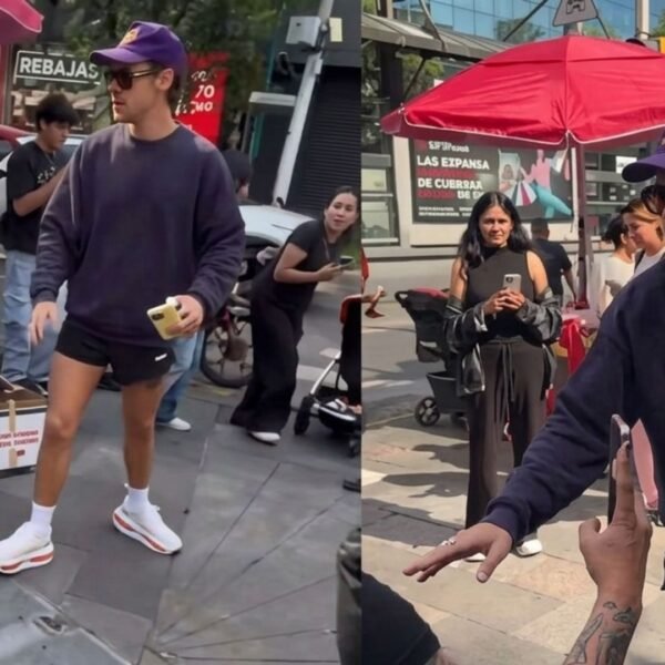 Captan a fan insistiendo en acercarse a Harry Styles en CDMX; el cantante le pidió que se detuviera