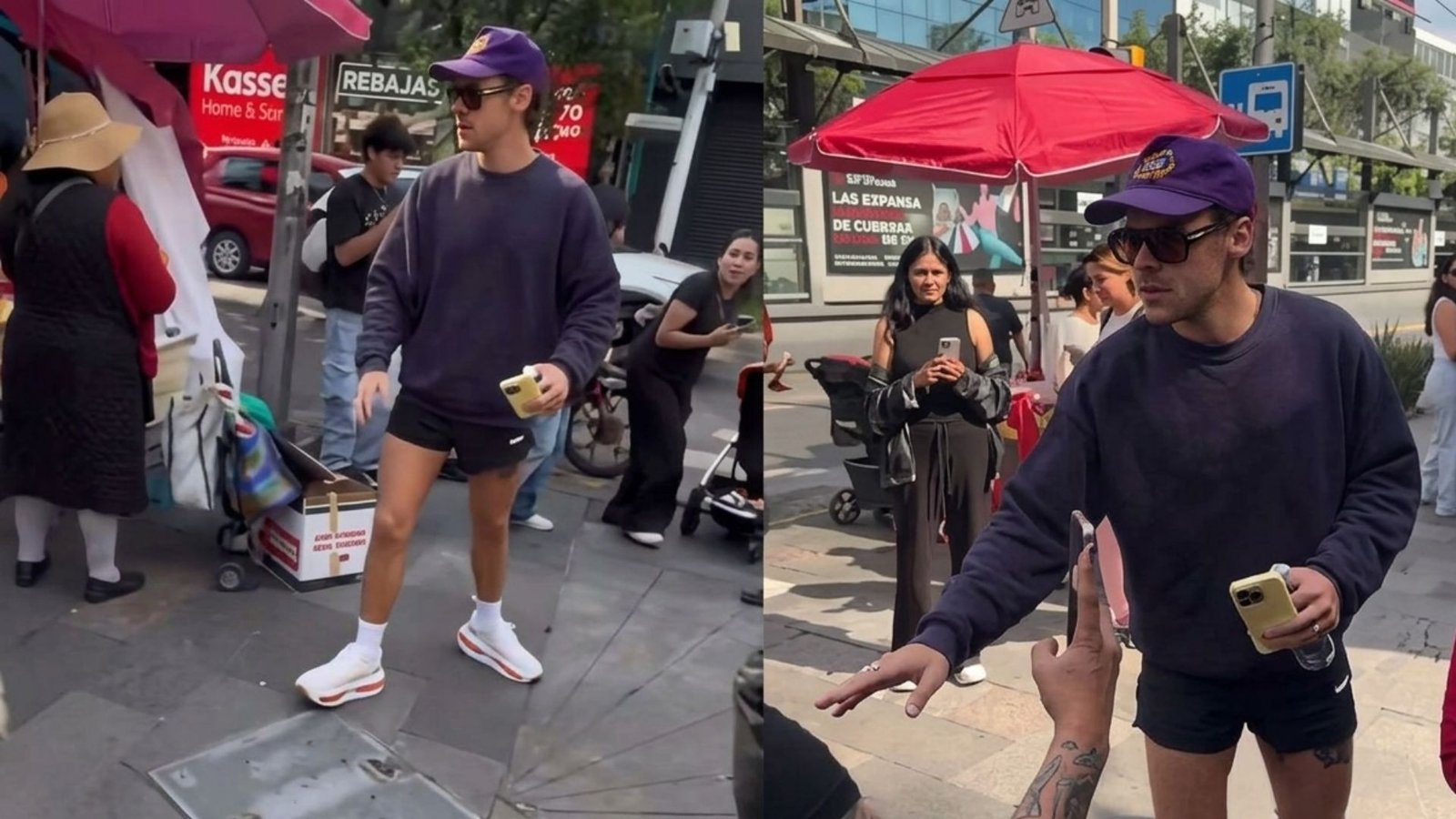 Captan a fan insistiendo en acercarse a Harry Styles en CDMX; el cantante le pidió que se detuviera