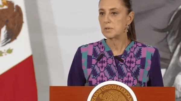 Minimiza Sheinbaum incidente con Tren Interoceánico