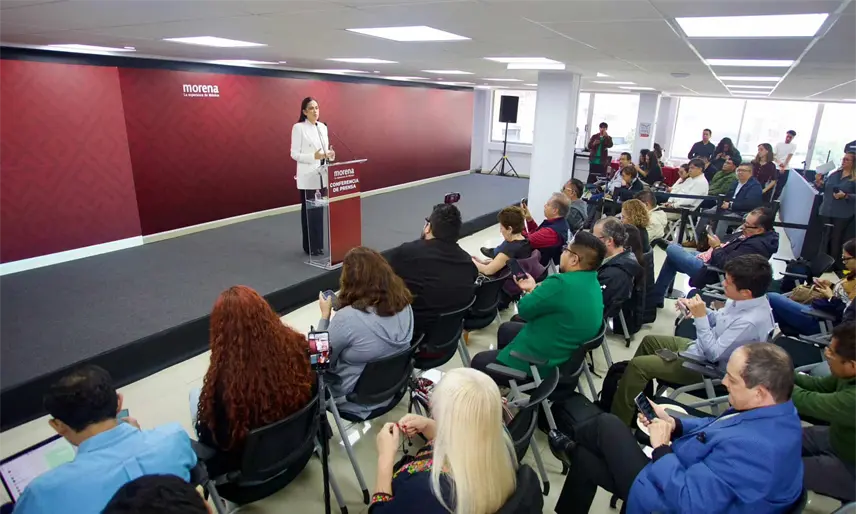 Respalda Morena a Sheinbaum en la negociación del T-MEC