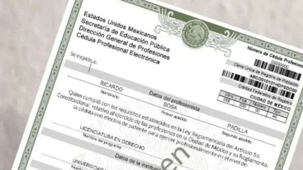 ¿Quieres sacar tu cédula profesional? Esto te cuesta en 2026