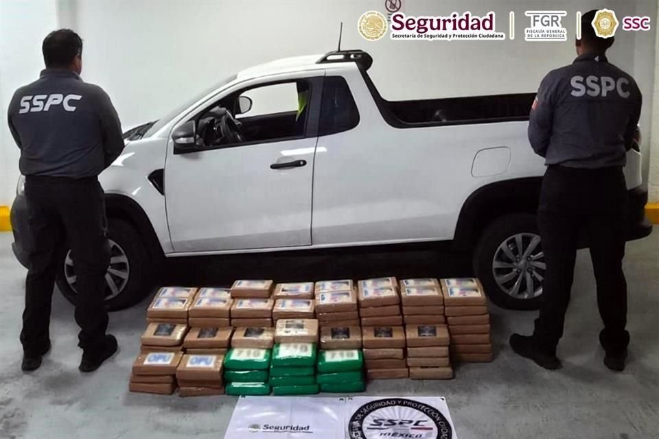 Golpe al crimen en Tlalpan: aseguran 217 kilos de cocaína ocultos en un vehículo