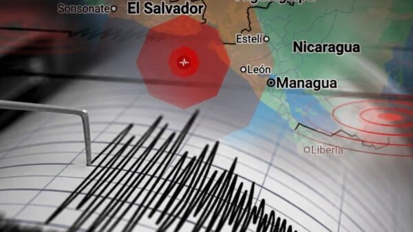 Sismo de 5.7 sacude El Salvador; movimiento fue perceptible en varias zonas del país